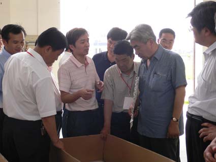 建设部领导参观神太公司